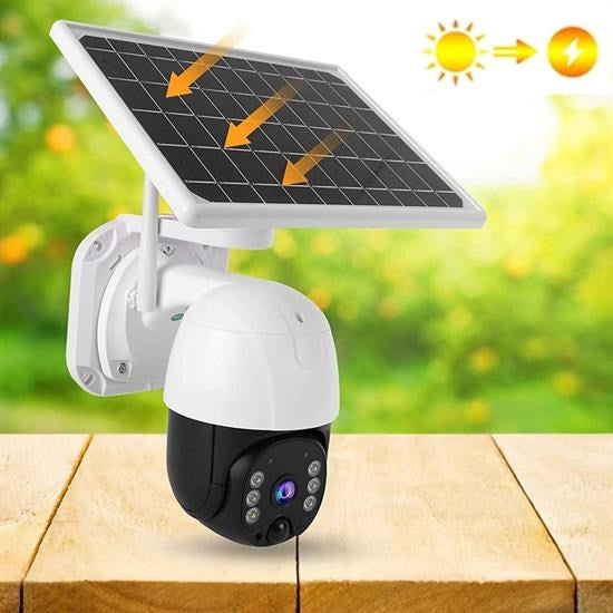 StoreBinbir Solar Panelli Su Geçirmez Gece Görüş Destekli Wifi Bağlantılı Güvenlik Kamerası