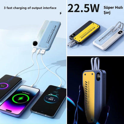 StoreBinbir 10000 mAh Hızlı Şarj Özellikli Aynı Anda 4 Cihazı Şarj Edebilen Powerbank